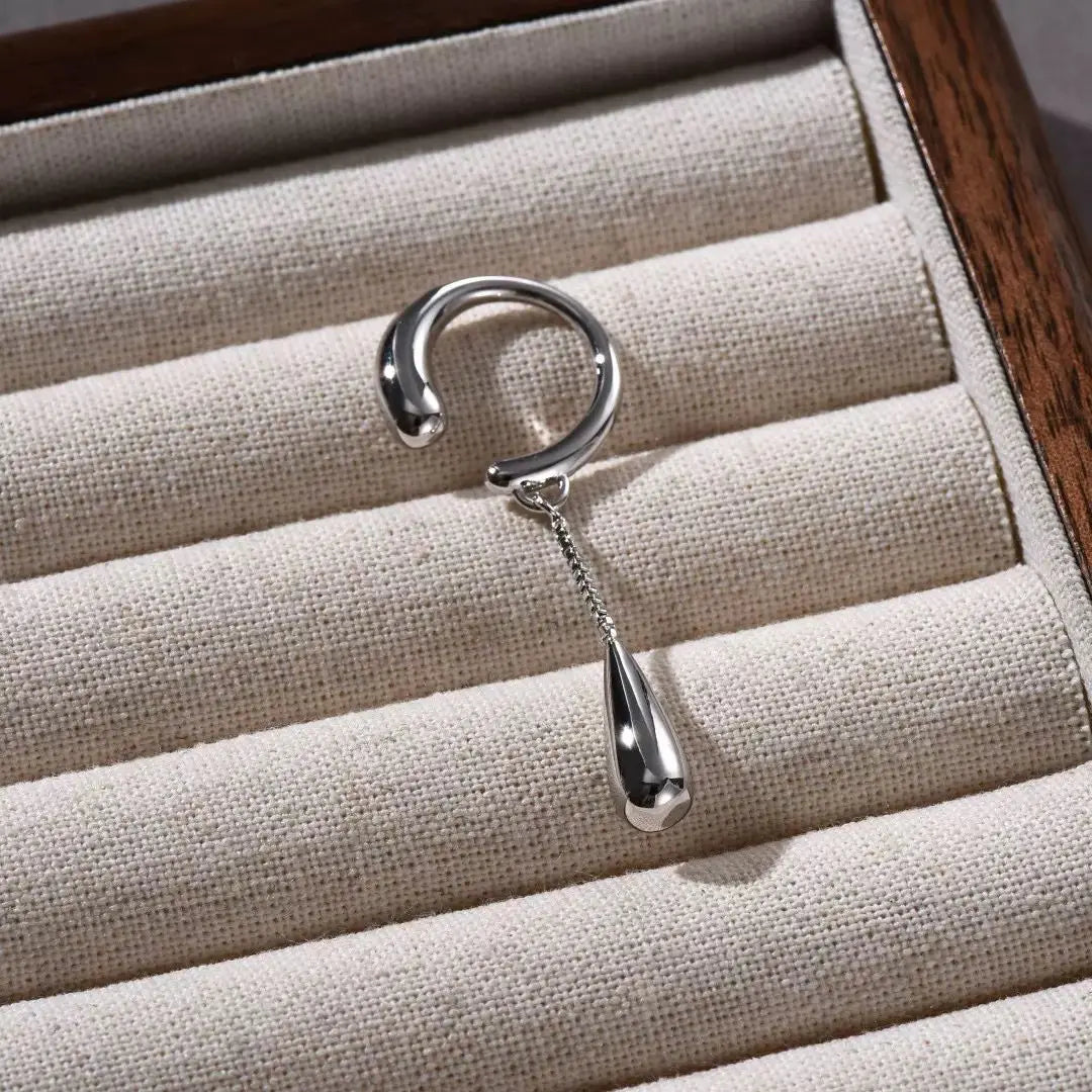 Orecchini a Clip con Pendente a Goccia – Tiramondo™