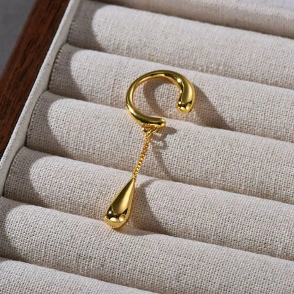 Orecchini a Clip con Pendente a Goccia – Tiramondo™